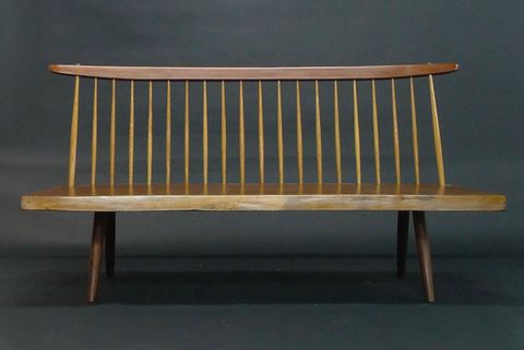 Discovering the History and Craft Behind 3′ Hickory Spindle Benches